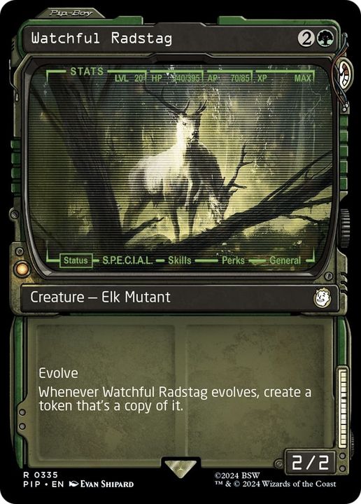 Watchful Radstag in the group Magic the Gathering / Types / Colors / Green at Proxyprinters.com (6116)