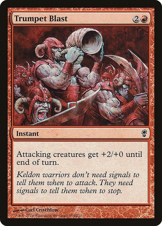 Trumpet Blast in the group Magic the Gathering / Types / Colors / Red at Proxyprinters.com (61160)