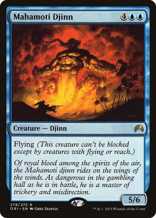 Mahamoti Djinn in the group Magic the Gathering / Types / Colors / Blue at Proxyprinters.com (6119)