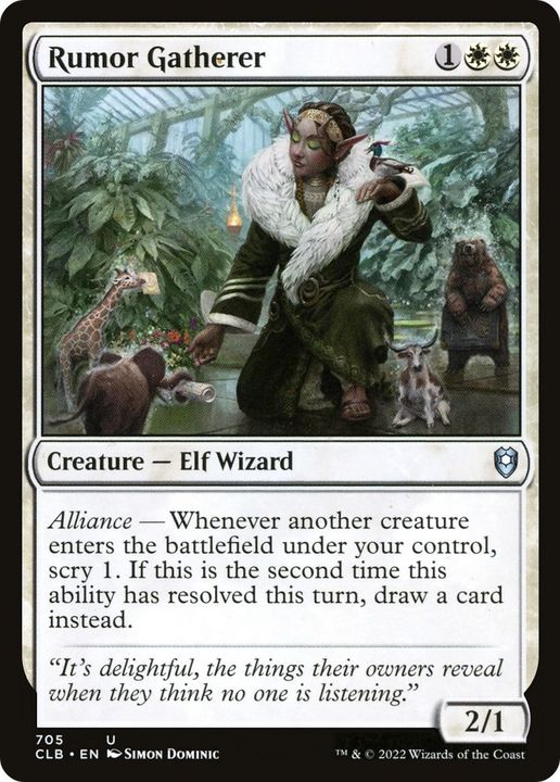 Rumor Gatherer in the group Magic the Gathering / Types / Creatures / Wizard at Proxyprinters.com (61196)