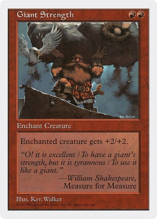 Giant Strength in the group Magic the Gathering / Sets / Fifth Edition at Proxyprinters.com (61206)