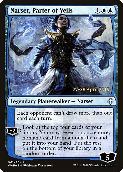 Narset, Parter of Veils in the group Magic the Gathering / Types / Colors / Blue at Proxyprinters.com (61215)