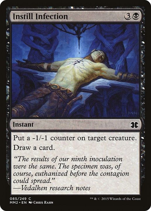 Instill Infection in the group Magic the Gathering / Types / Colors / Black at Proxyprinters.com (61263)