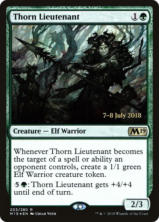 Thorn Lieutenant in the group Magic the Gathering / Sets / Core Set 2019 Promos at Proxyprinters.com (61265)