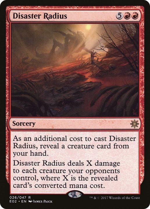 Disaster Radius in the group Magic the Gathering / Types / Colors / Red at Proxyprinters.com (61268)