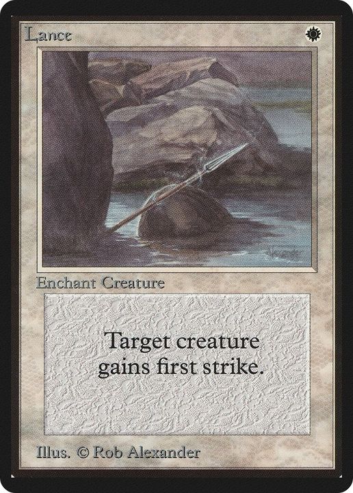 Lance in the group Magic the Gathering / Types / Colors / White at Proxyprinters.com (61274)