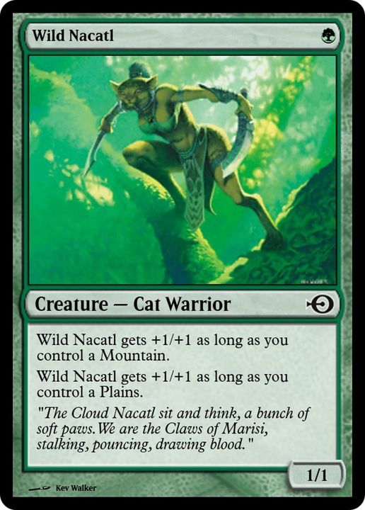 Wild Nacatl in the group Magic the Gathering / Types / Creatures / Warrior at Proxyprinters.com (61278)