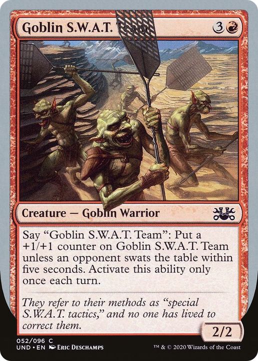 Goblin S.W.A.T. Team in the group Magic the Gathering / Sets / Unsanctioned Tokens at Proxyprinters.com (6129)