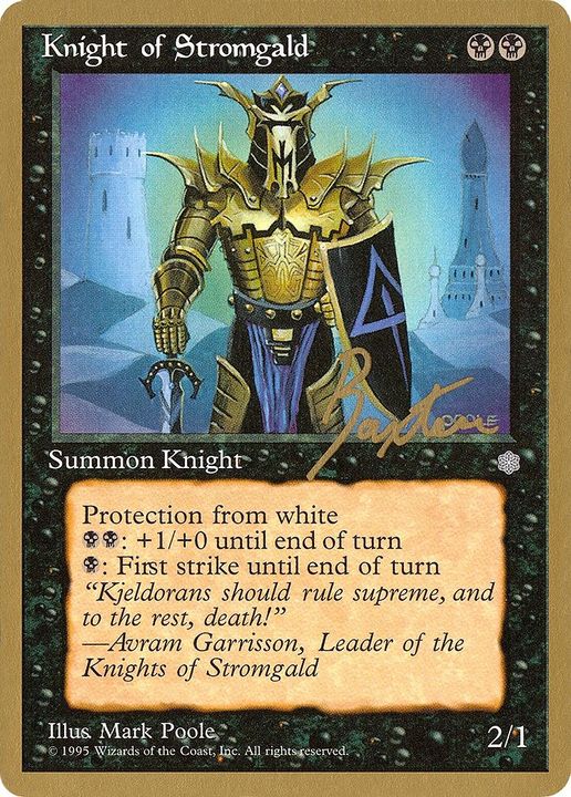 Knight of Stromgald in the group Magic the Gathering / Types / Creatures / Human at Proxyprinters.com (61315)