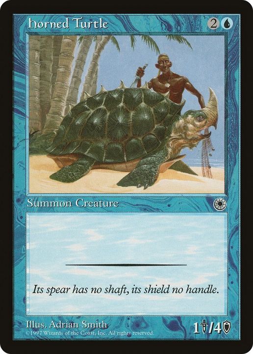 Horned Turtle in the group Singles at Proxyprinters.com (61342)