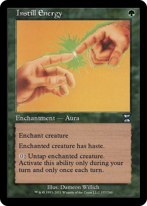 Instill Energy in the group Magic the Gathering / Types / Colors / Green at Proxyprinters.com (61348)