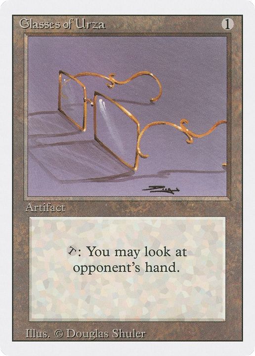 Glasses of Urza in the group Magic the Gathering / Types / Artifacts / Artifact at Proxyprinters.com (61353)