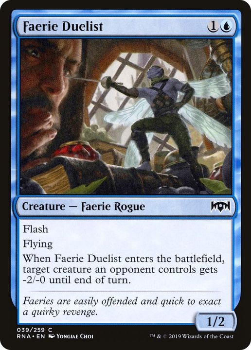 Faerie Duelist in the group Magic the Gathering / Types / Colors / Blue at Proxyprinters.com (61356)