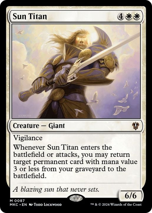 Sun Titan in the group Magic the Gathering / Types / Colors / White at Proxyprinters.com (61372)