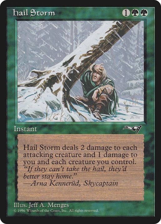 Hail Storm in the group Magic the Gathering / Types / Colors / Green at Proxyprinters.com (61376)