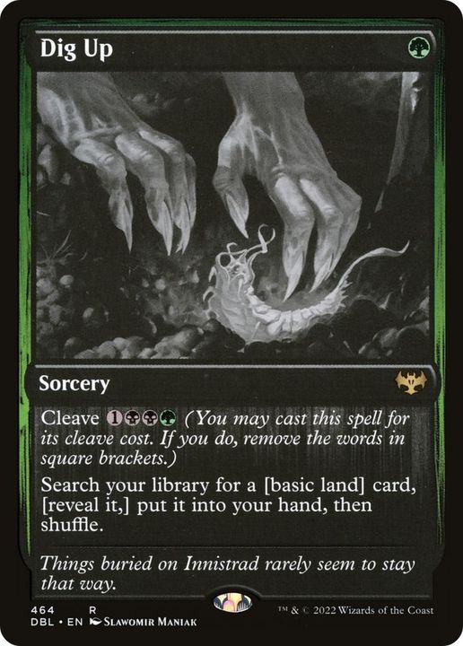 Dig Up in the group Magic the Gathering / Types / Colors / Green at Proxyprinters.com (61387)