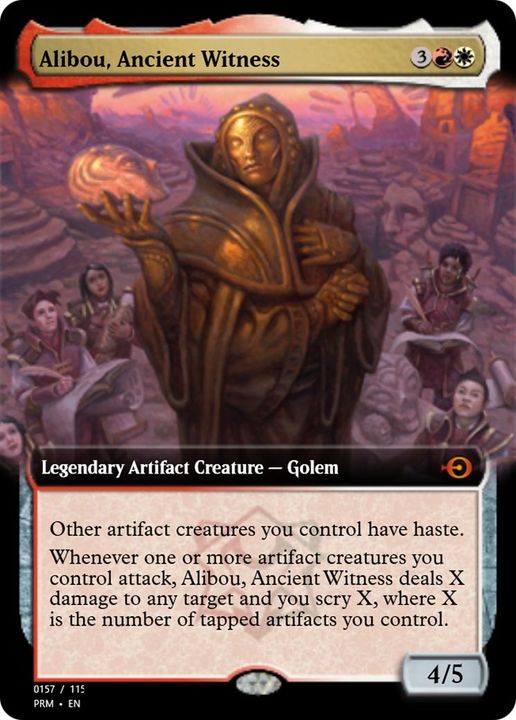 Alibou, Ancient Witness in the group Magic the Gathering / Types / Artifacts / Legendary Artifact at Proxyprinters.com (61396)