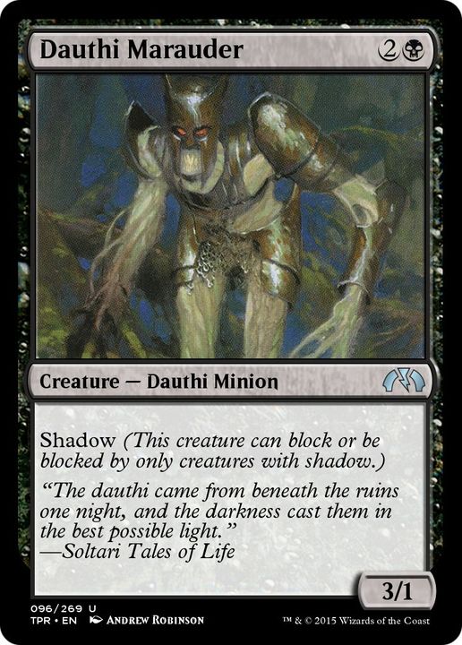 Dauthi Marauder in the group Magic the Gathering / Types / Colors / Black at Proxyprinters.com (615)