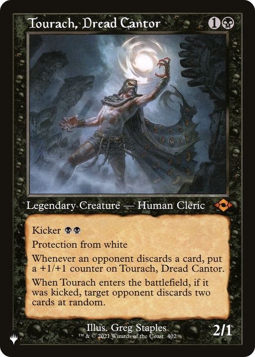 Tourach, Dread Cantor in the group Magic the Gathering / Types / Creatures / Human at Proxyprinters.com (6151)