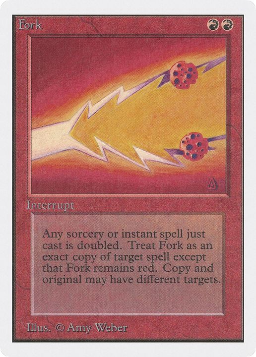 Fork in the group Magic the Gathering / Types / Colors / Red at Proxyprinters.com (61584)