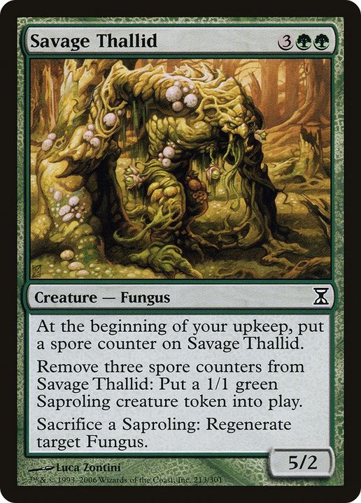 Savage Thallid in the group Magic the Gathering / Sets / Time Spiral at Proxyprinters.com (61593)