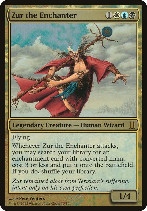 Zur the Enchanter in the group Magic the Gathering / Types / Colors / Multicolors / B, U, W at Proxyprinters.com (61595)