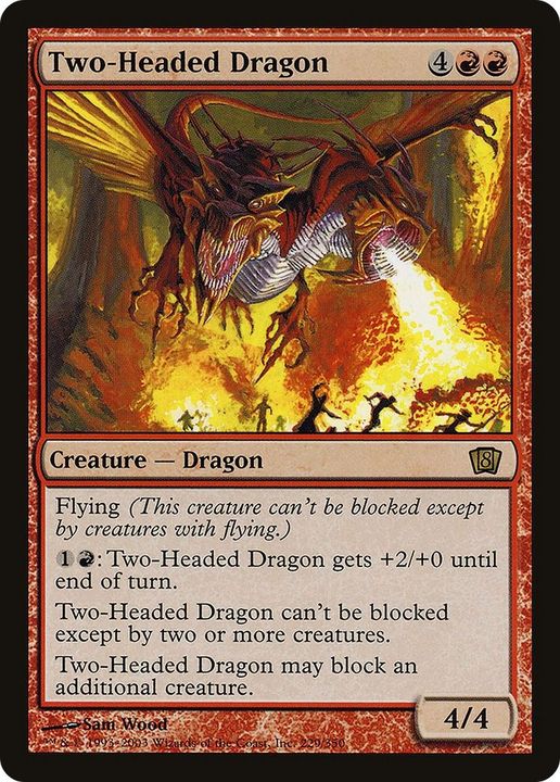 Two-Headed Dragon in the group Magic the Gathering / Sets / Eighth Edition at Proxyprinters.com (6160)