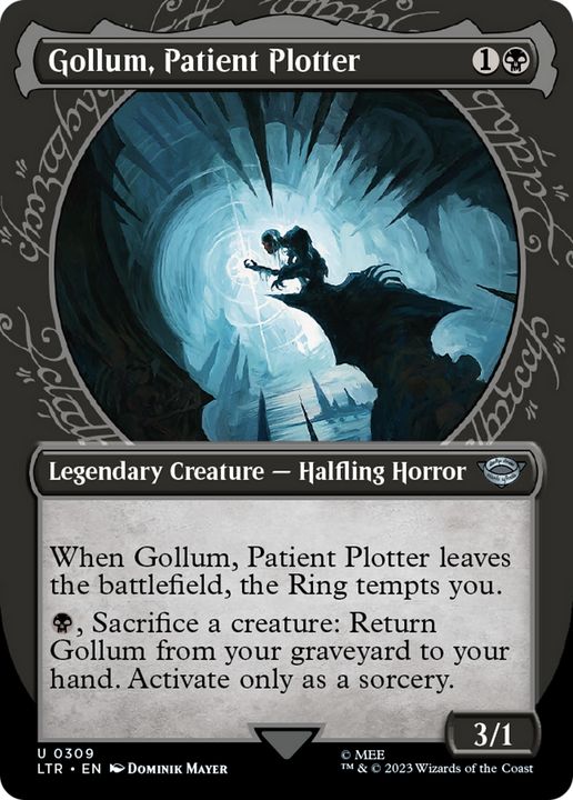 Gollum, Patient Plotter in the group Magic the Gathering / Types / Colors / Black at Proxyprinters.com (61601)