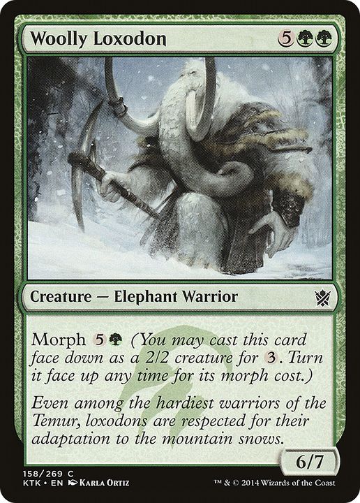 Woolly Loxodon in the group Magic the Gathering / Types / Creatures / Warrior at Proxyprinters.com (61619)