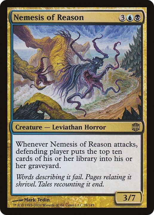 Nemesis of Reason in the group Magic the Gathering / Types / Colors / Multicolors / B, U at Proxyprinters.com (6162)