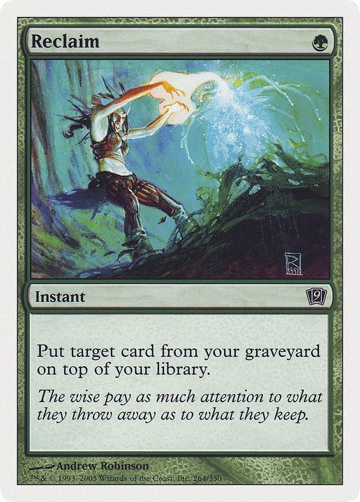 Reclaim in the group Magic the Gathering / Types / Colors / Green at Proxyprinters.com (61626)