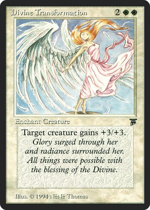 Divine Transformation in the group Magic the Gathering / Types / Colors / White at Proxyprinters.com (61639)