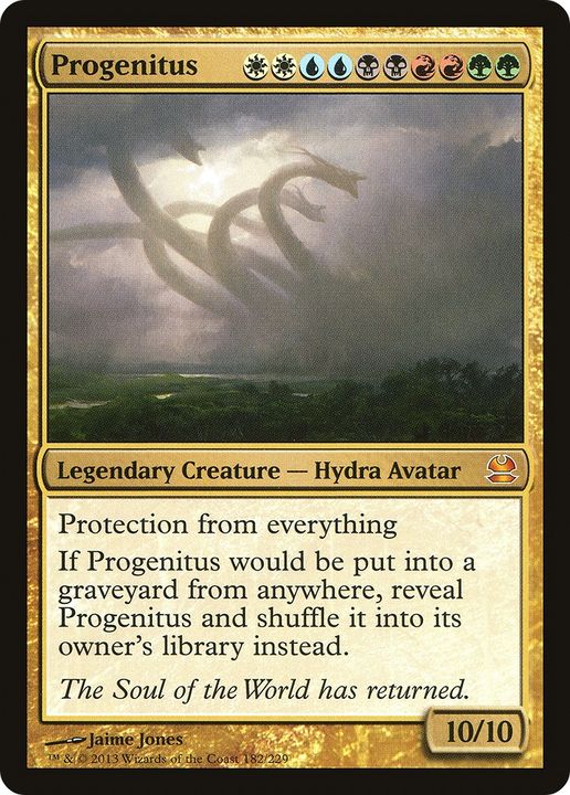 Progenitus in the group Magic the Gathering / Types / Colors / Multicolors / B, G, R, U, W at Proxyprinters.com (61652)