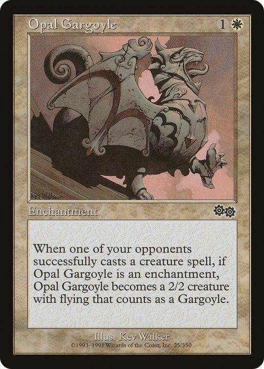 Opal Gargoyle in the group Magic the Gathering / Types / Enchantment / Enchantment at Proxyprinters.com (61654)