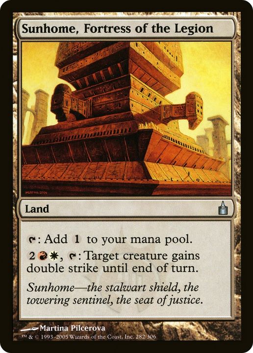 Sunhome, Fortress of the Legion in the group Magic the Gathering / Types / Colors / Colorless at Proxyprinters.com (61655)