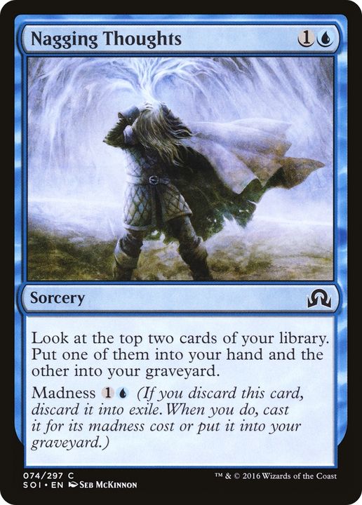 Nagging Thoughts in the group Magic the Gathering / Types / Colors / Blue at Proxyprinters.com (61656)