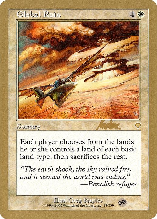 Global Ruin in the group Magic the Gathering / Types / Colors / White at Proxyprinters.com (61658)