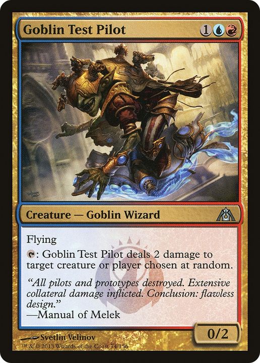 Goblin Test Pilot in the group Magic the Gathering / Sets / Dragon's Maze at Proxyprinters.com (61738)