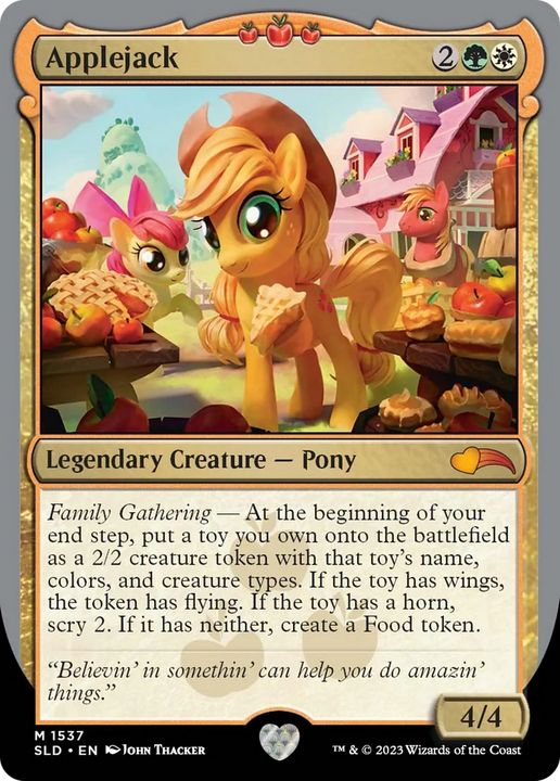 Applejack in the group Magic the Gathering / Sets / Secret Lair / Secret Lair Drop at Proxyprinters.com (61758)