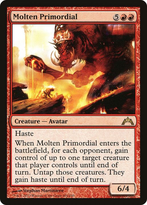 Molten Primordial in the group Magic the Gathering / Types / Colors / Red at Proxyprinters.com (61770)