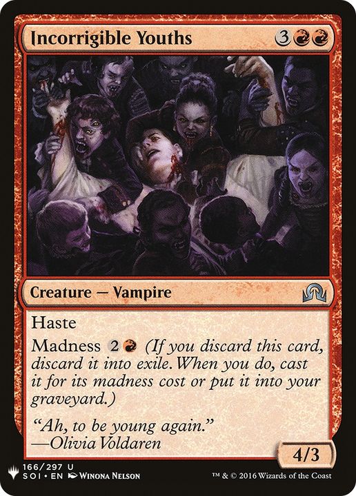 Incorrigible Youths in the group Magic the Gathering / Types / Colors / Red at Proxyprinters.com (61781)