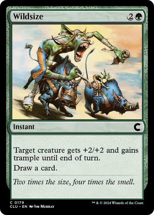 Wildsize in the group Magic the Gathering / Types / Colors / Green at Proxyprinters.com (61789)