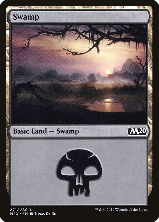 Swamp in the group Magic the Gathering / Sets / Core Set 2020 at Proxyprinters.com (61793)