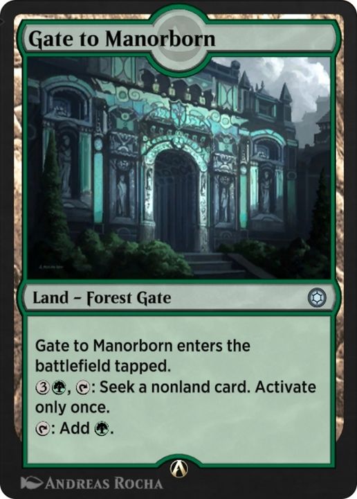 Gate to Manorborn in the group Singles at Proxyprinters.com (61794)