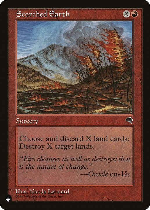 Scorched Earth in the group Magic the Gathering / Types / Colors / Red at Proxyprinters.com (61806)