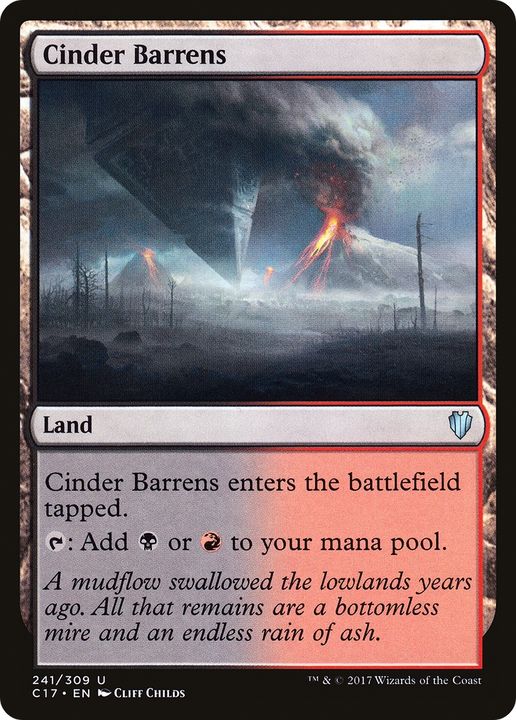 Cinder Barrens in the group Magic the Gathering / Types / Colors / Colorless at Proxyprinters.com (61835)