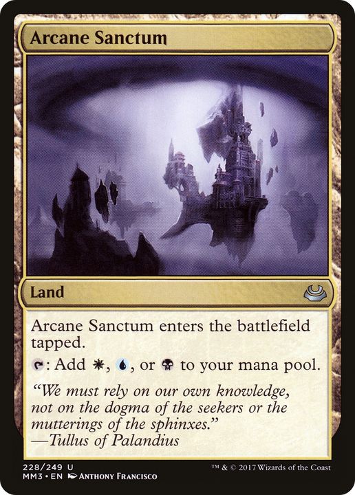 Arcane Sanctum in the group Magic the Gathering / Types / Colors / Colorless at Proxyprinters.com (61852)