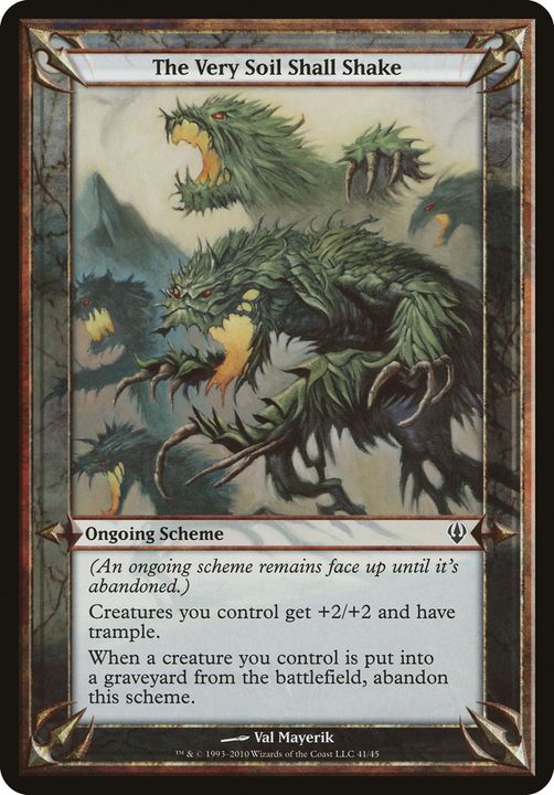 The Very Soil Shall Shake in the group Magic the Gathering / Types / Colors / Colorless at Proxyprinters.com (61865)