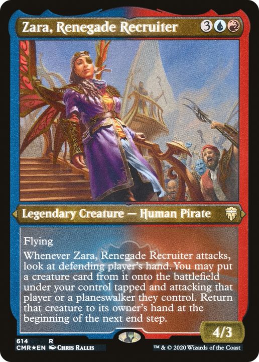 Zara, Renegade Recruiter in the group Magic the Gathering / Types / Colors / Multicolors / R, U at Proxyprinters.com (61870)