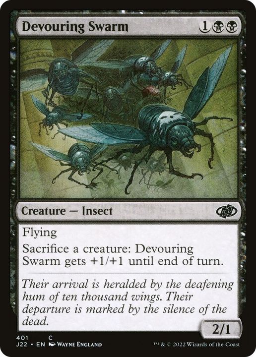 Devouring Swarm in the group Magic the Gathering / Types / Colors / Black at Proxyprinters.com (6189)